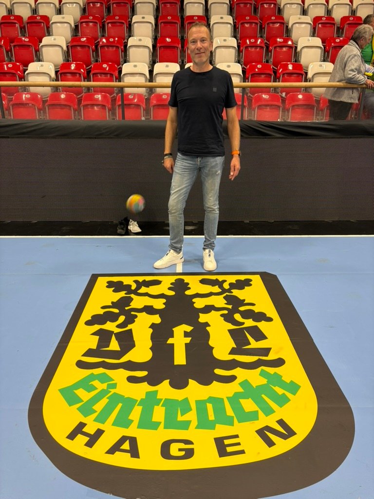 Manuel Lehmann auf dem Spielfeld beim VfL Eintracht Hagen